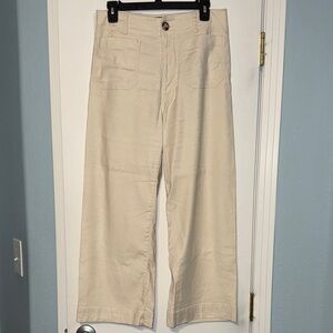 Anthropologie Colette linen blend pants